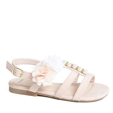 Corsage And Pearl Sandals